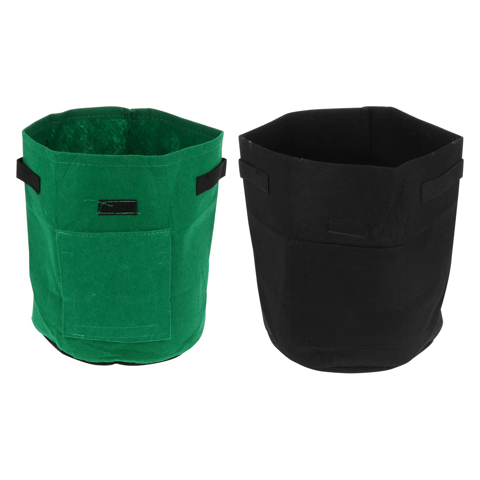 VALICLUD 2-Pack Potato Grow Bags with Handles - Heavy Duty Fabric Planting Pots for Vegetables, Potatoes, Carrots & Onions - Ideal for Home Gardening, Balcony Planting & Organic Vegetable Cultivation