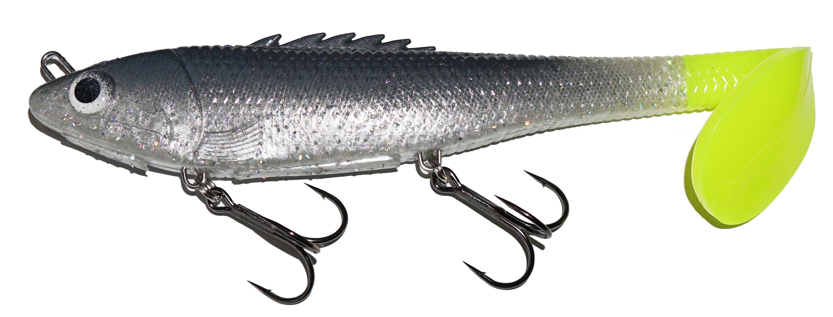 Chaos Tackle Posseidon 8 Swim Bait - Premium Fishing Lure for Bass, Walleye & Pike - Perfect for Freshwater & Saltwater Fishing Adventures