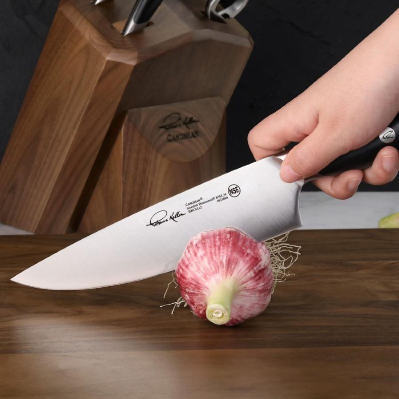 Cangshan Cutlery 1023800 Thomas Keller Signature 8-Inch Chef Knife - Professional German Steel Kitchen Knife for Precise Chopping, Slicing & Dicing - Perfect for Home Cooks & Professional Chefs
