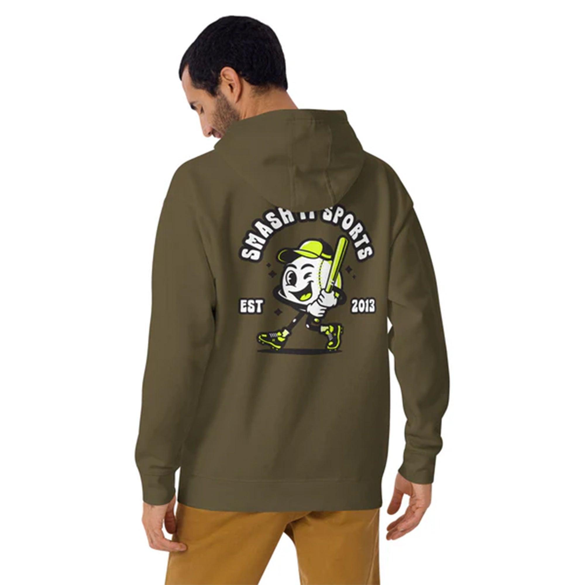 Element Fleece Hoodie Smashie (Black/Volt) - Cozy Pullover for Men & Women - Perfect for Outdoor Activities, Gym & Casual Wear