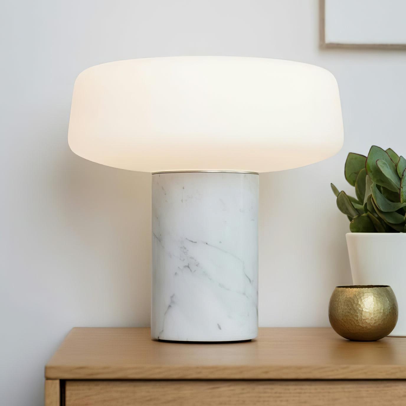 Modern Solid Wood Table Lamp - Warm White LED Light for Bedroom, Living Room, and Office - Perfect for Reading, Working, and Relaxing