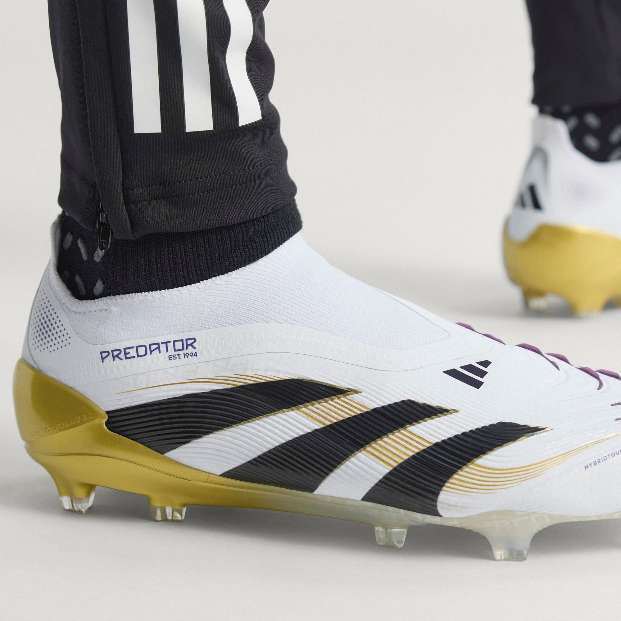 adidas Predator Elite Laceless Soccer Cleats - Lightweight Football Shoes for Men, Firm Ground (FG) - Perfect for Training, Matches, and Competitive Play