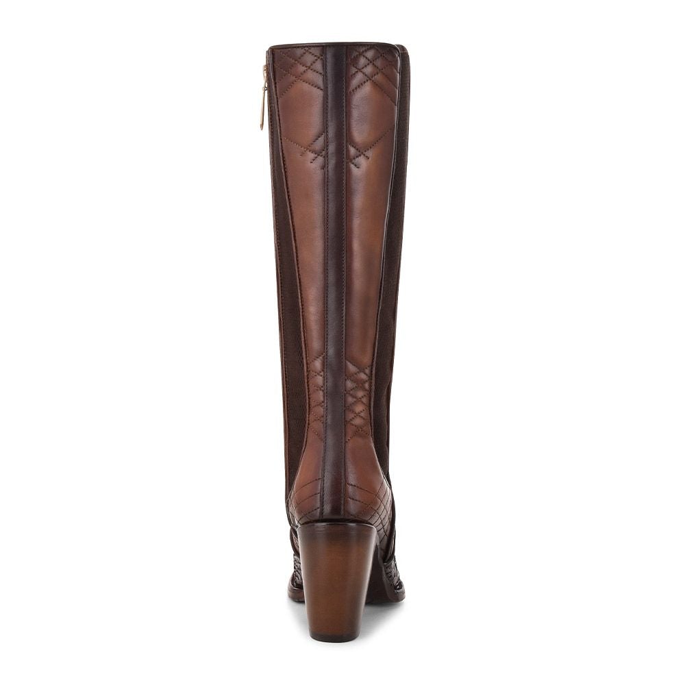**Men's Cuadra Brown Fashion Paris Texas Python Leather Boots - Stylish & Durable for Western, Cowboy & Casual Wear**