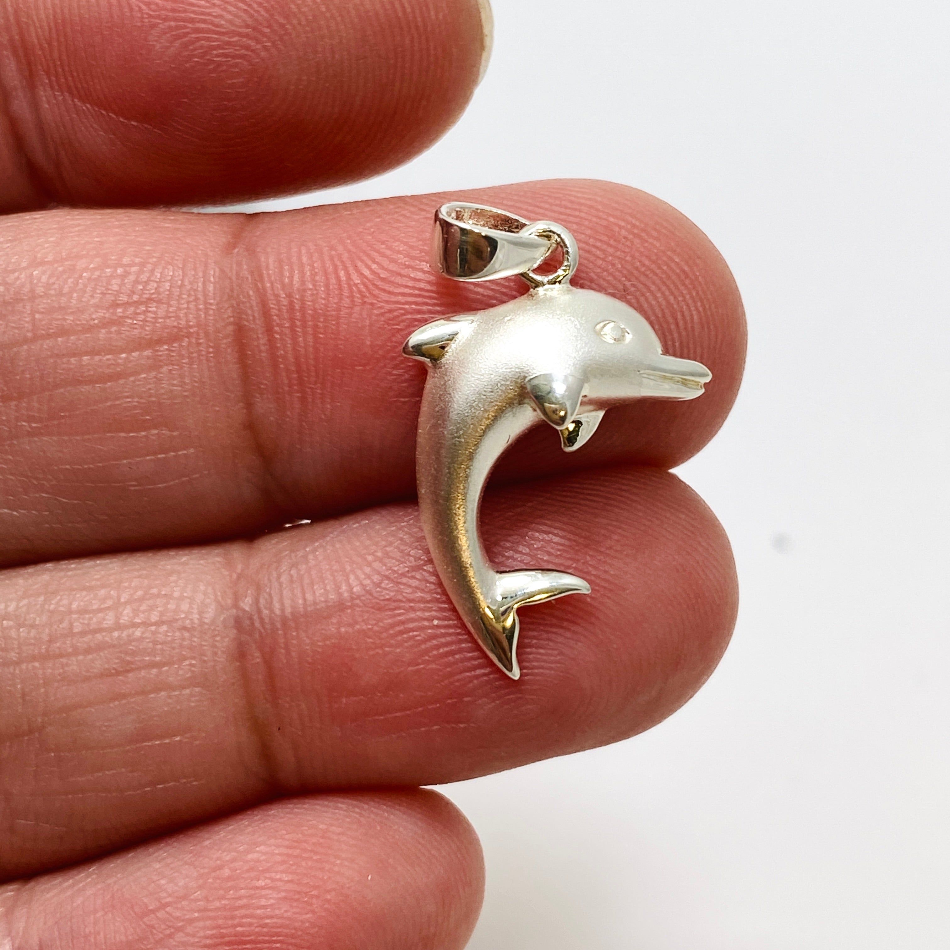 925 Sterling Silver Dolphin Pendant Necklace - Elegant SV20 300 Jewelry for Women & Girls - Perfect Gift for Birthday, Anniversary & Everyday Wear