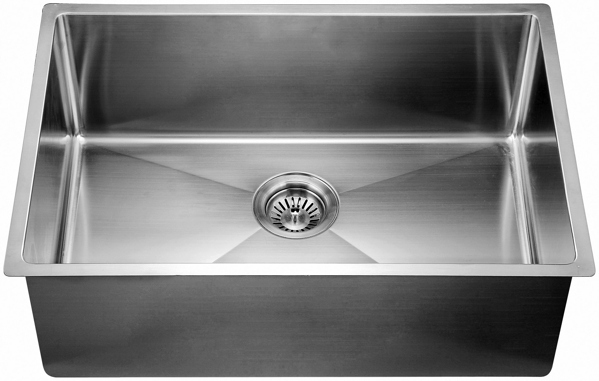 Dawn XSR251610 Undermount Extra Small Corner Radius Single Bowl Sink - Perfect for Compact Kitchens, Bathrooms & RVs | Stainless Steel, Space-Saving Design