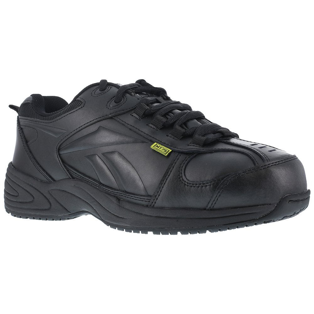 Reebok Women's Centose Electrical Met Guard Composite Toe Work Safety Shoes - Black | Slip Resistant & Comfortable for Construction, Warehouse & Industrial Jobs