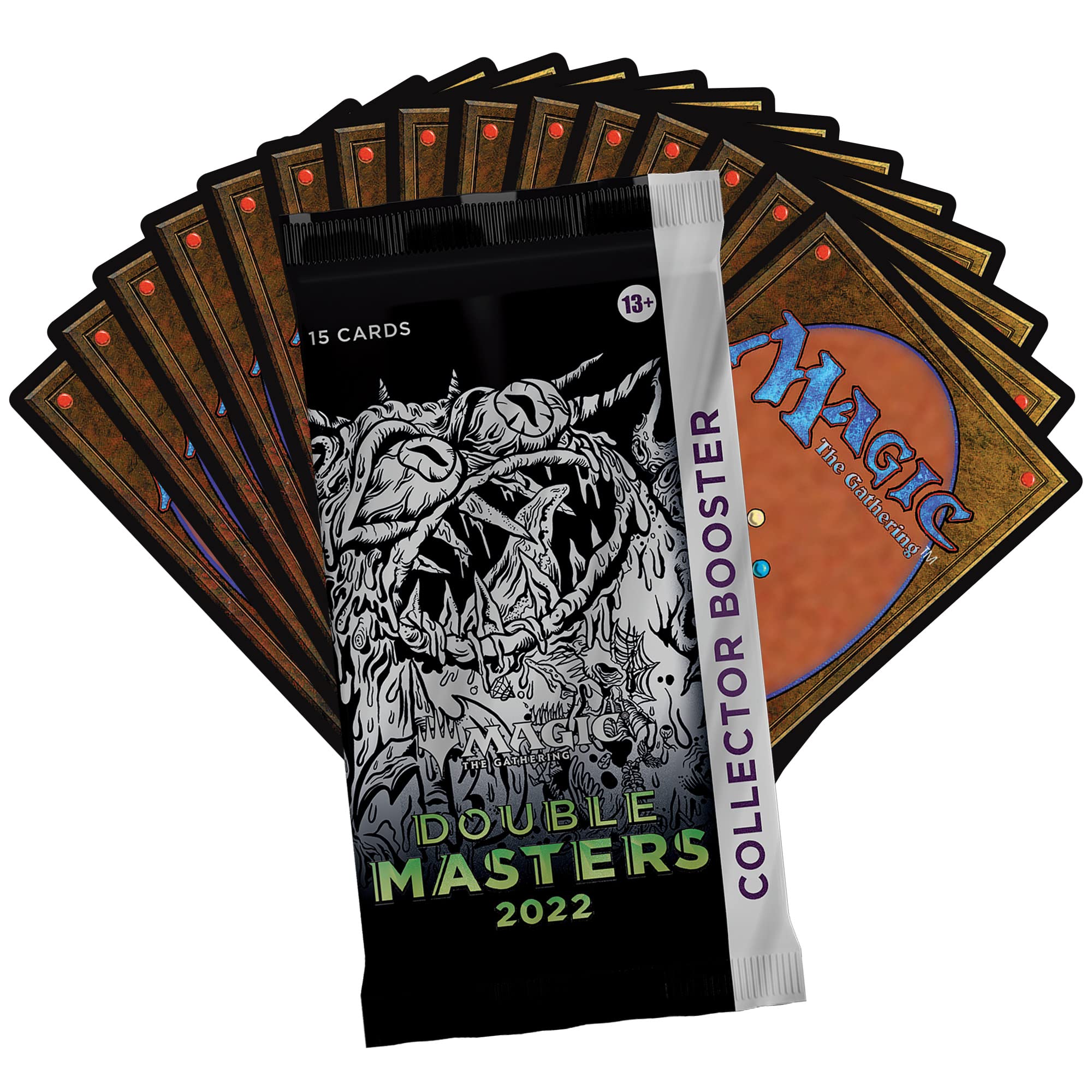 Magic: The Gathering Double Masters 2022 Collector Booster - 15 Rare MTG Cards for Trading, Collecting & Competitive Play | Perfect for Card Game Enthusiasts & Tournaments