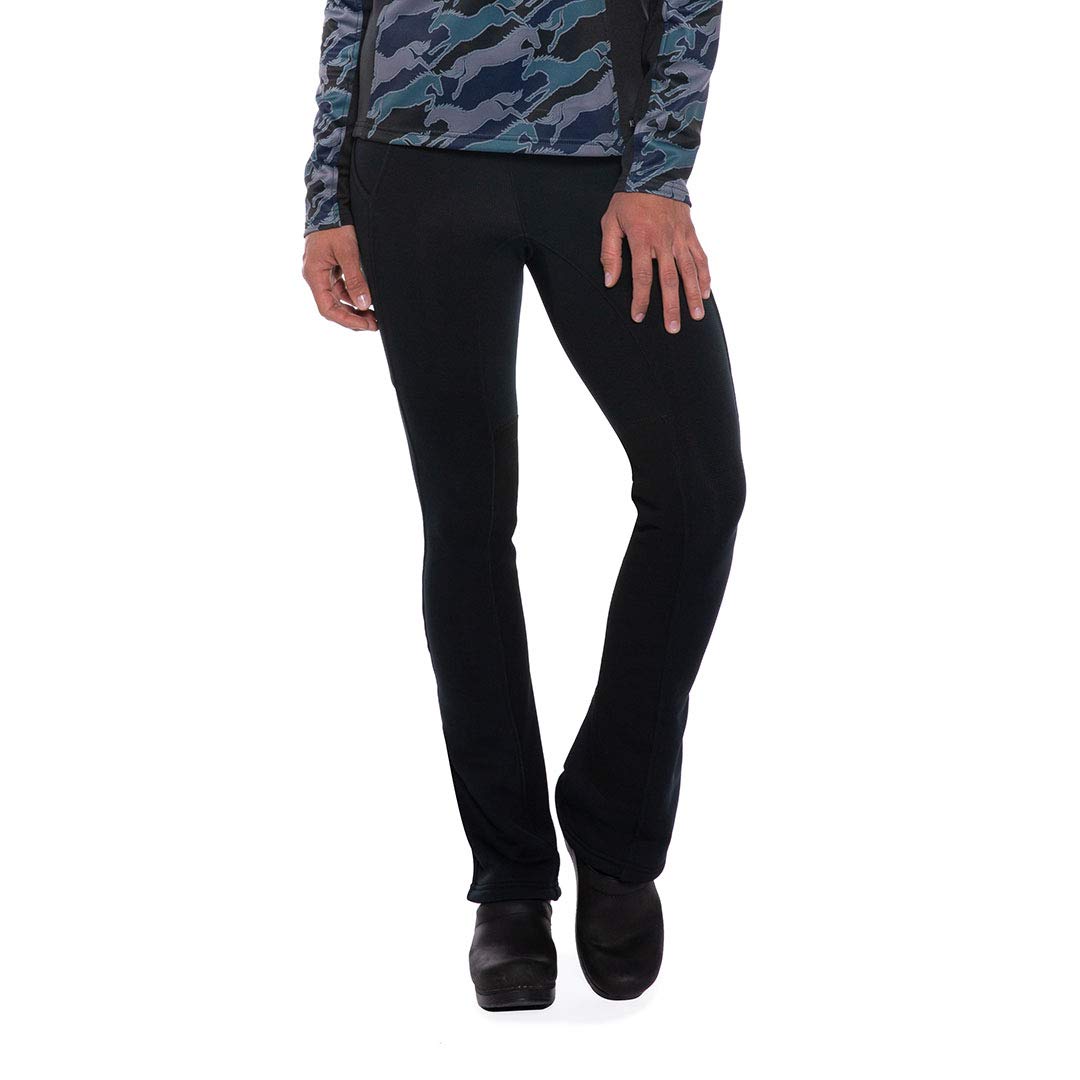 Kerrits Women's Sit Tight Wind Pro Bootcut Winter Horse Riding Tights – Warm Polartec Equestrian Breeches with Phone Pocket for Cold Weather Riding & Outdoor Equestrian Activities