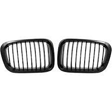 1999-2001 BMW 3 Series E46 Coupe 2 Door Matte Black Kidney Grille Pair - Upgrade Your Car's Front Grille for Enhanced Style & Performance