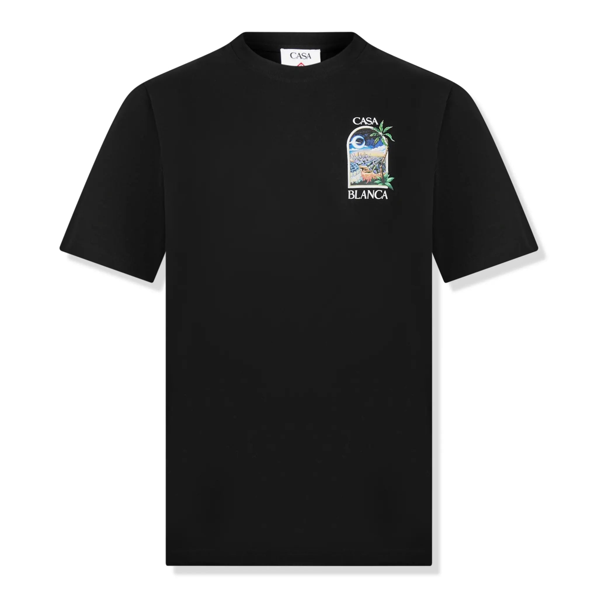 Casablanca LA Night Black T-Shirt for Men - Stylish & Comfortable Cotton Tee for Casual Wear, Street Fashion & Night Out
