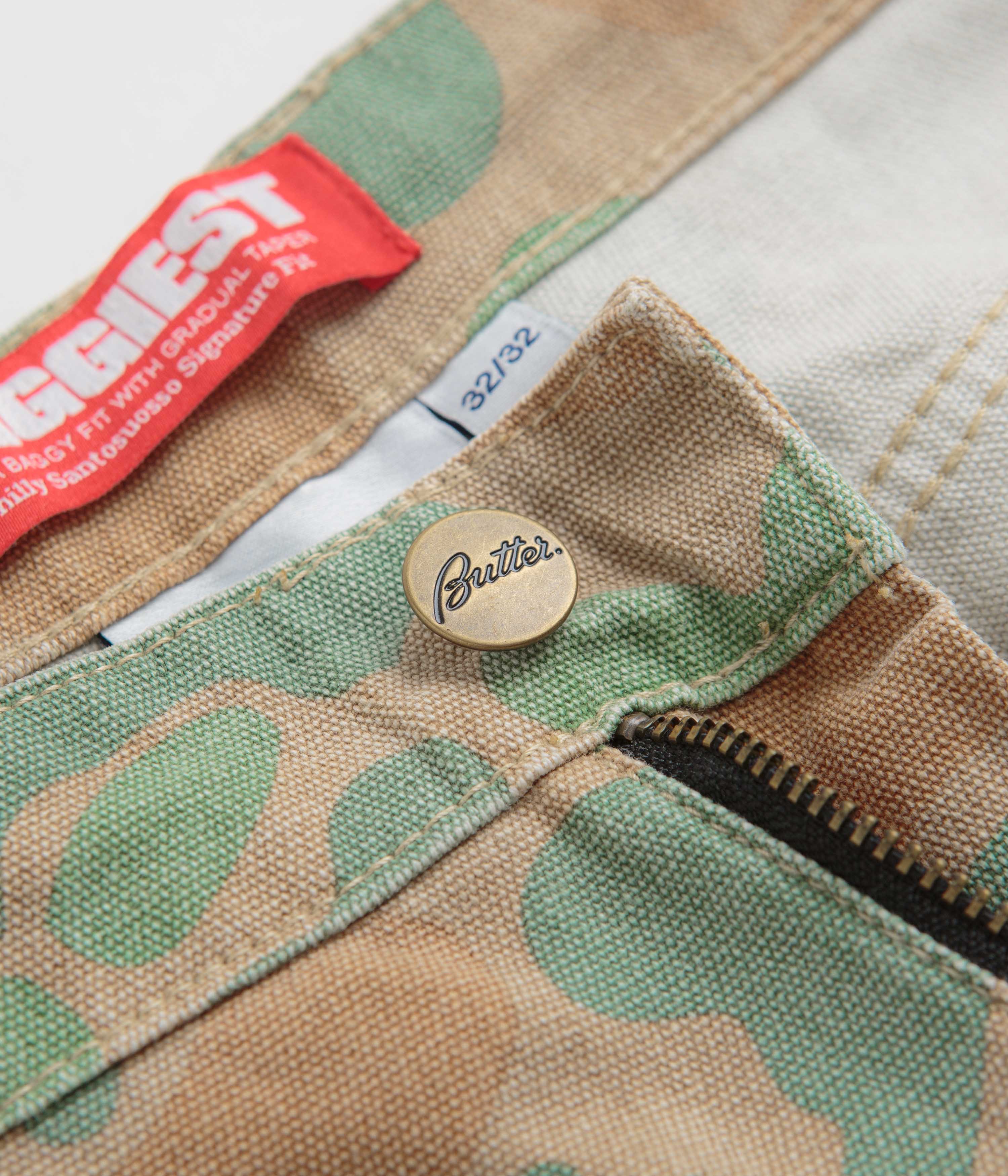 Butter Goods Santosuosso Camo Pants - Washed Camo Cargo Pants for Men | Streetwear Fashion | Perfect for Urban Outfits & Outdoor Adventures