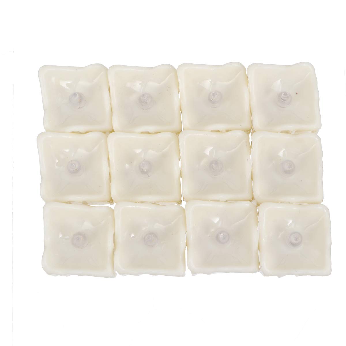 ibasenice 12pcs LED Electronic Candles - Flameless Smokeless Battery Operated Candles for Christmas Decorations, Home, Wedding, Party & Holiday Lighting