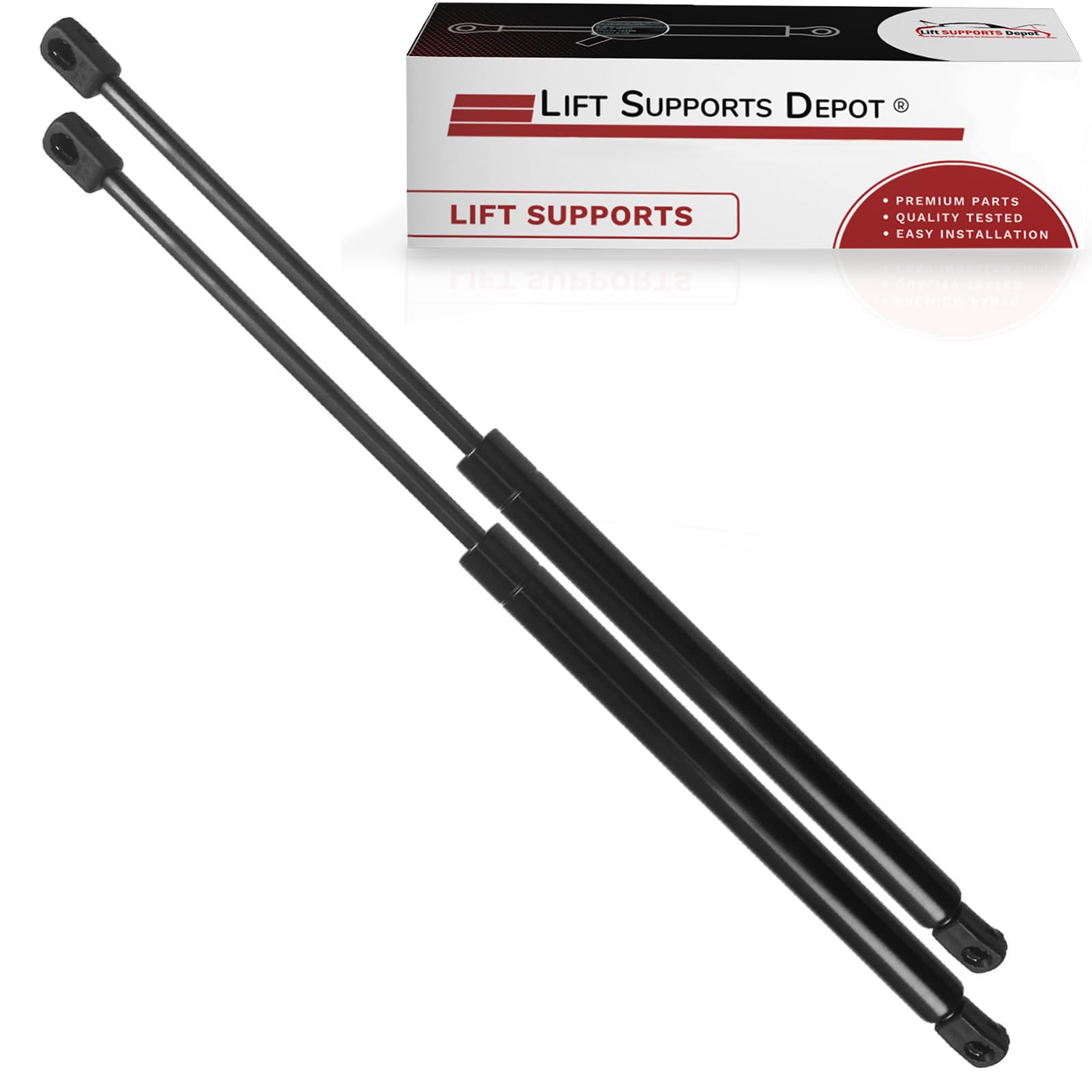 Audi Q7 2007-2015 Liftgate Hatch Support Struts (Pair) - Compatible with Non-Power Gate Models - Heavy Duty Gas Shocks for Smooth Trunk Operation - Perfect for Hatchback Maintenance & DIY Replacement