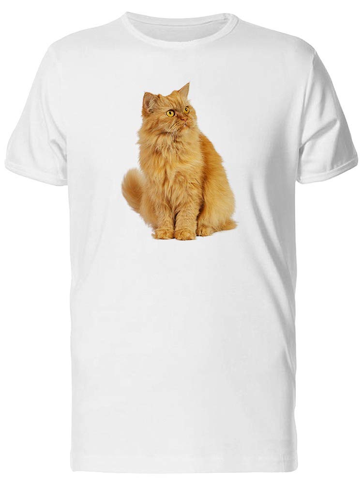 Red Cat Looking Away Graphic T-Shirt for Men - Casual Wear, Street Style & Everyday Outfits