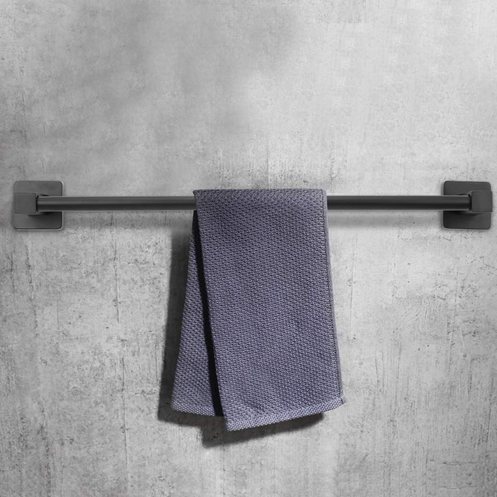 Stainless Steel Towel Rack for Kitchen & Bathroom - Wall Mounted Towel Hanging Rail with Rustproof Design - Perfect for Home Decor, Spa, Laundry Room & RV Organization