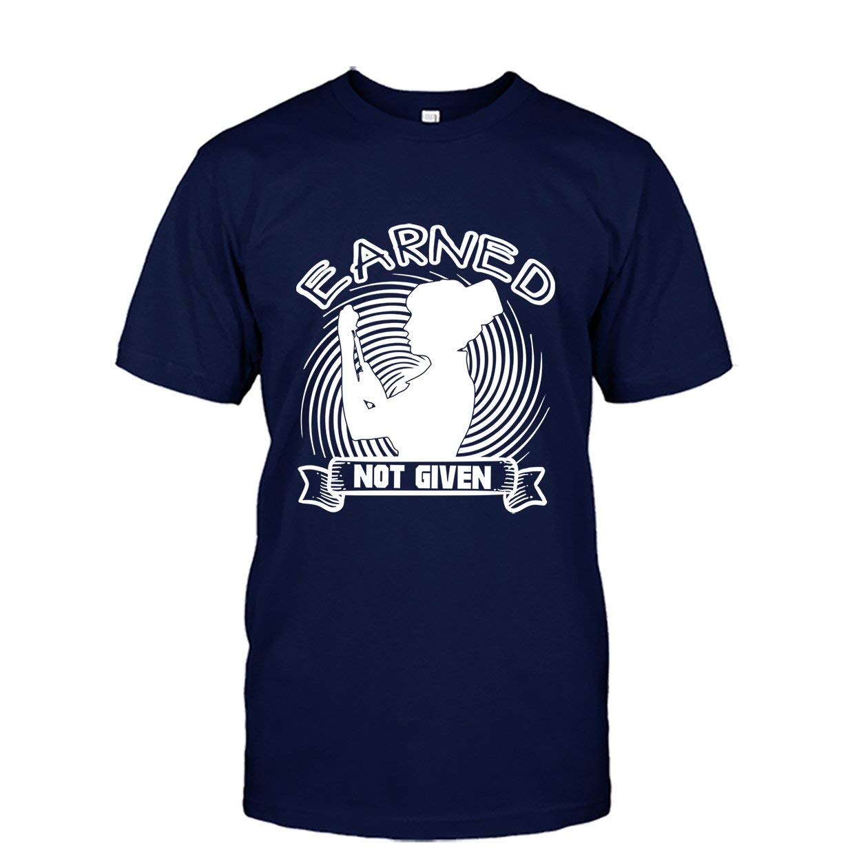 Registered Nurse T-Shirt - 'Earned Not Given' Slogan Tee for Men & Women - Perfect for Nursing Students, Healthcare Workers & Medical Professionals