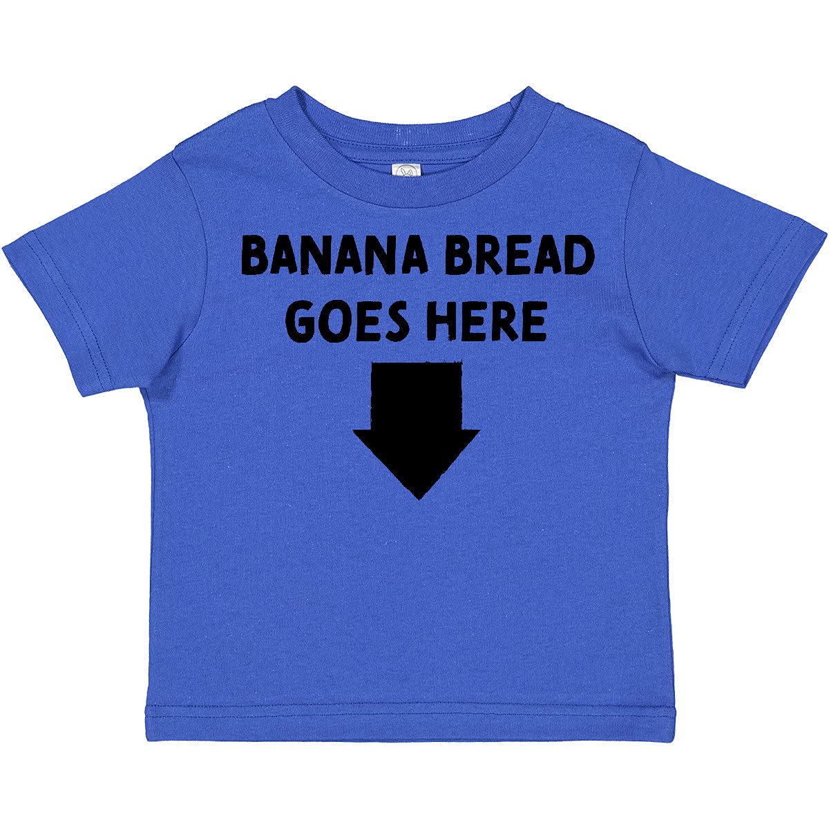 Banana Bread Goes Here Toddler T-Shirt - Cute Kids Graphic Tee for Boys & Girls - Perfect for Playdates, Birthday Parties & Family Outings