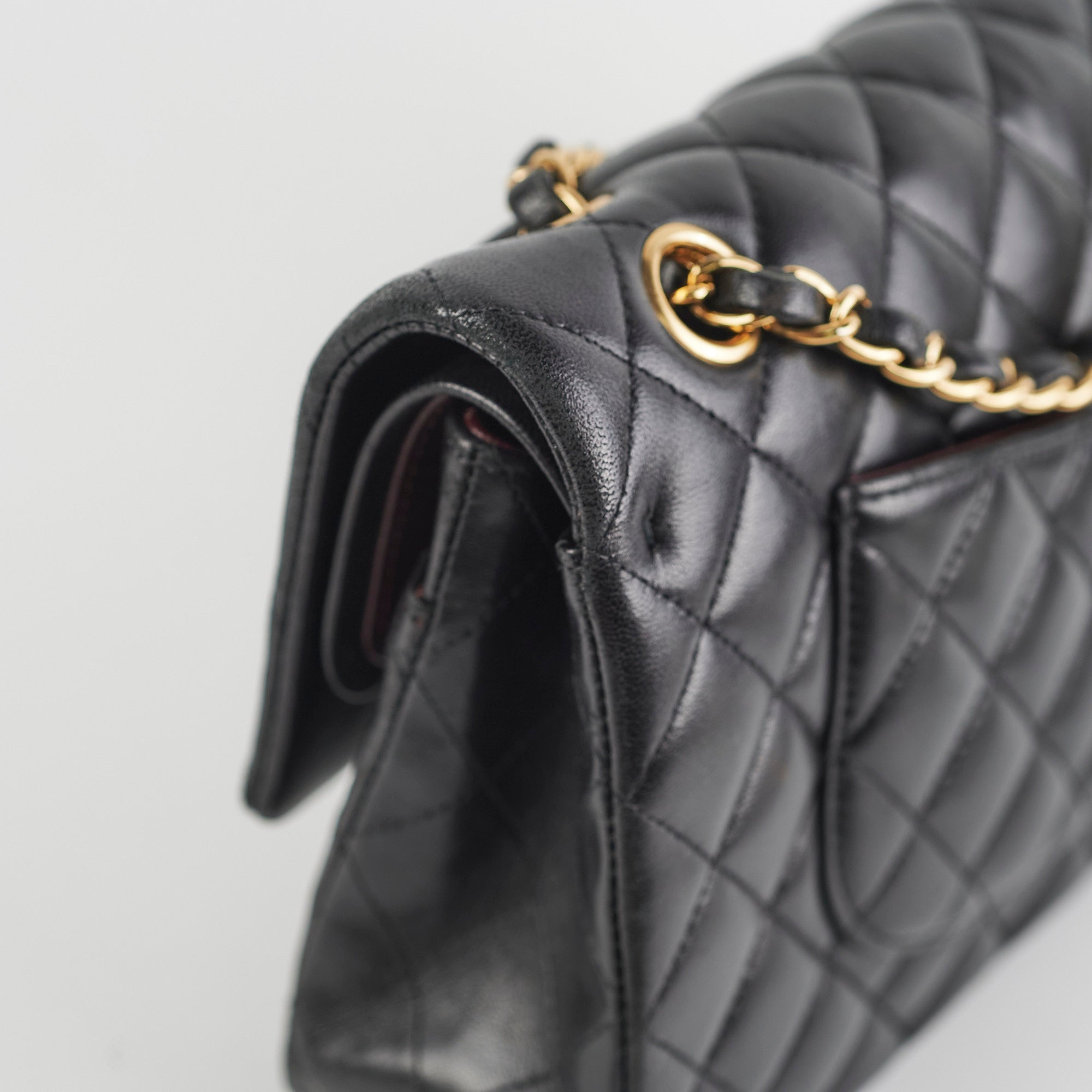 Chanel Classic Double Flap Bag Medium/Large Size - Timeless Black Leather Handbag for Women | Perfect for Work, Evening Events & Luxury Gift Giving