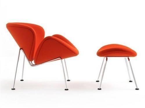 Pierre Paulin Orange Slice Chair by Artifort - Mid-Century Modern Lounge Chair for Living Room, Office & Reading Nook - Iconic Design Furniture for Home Decor
