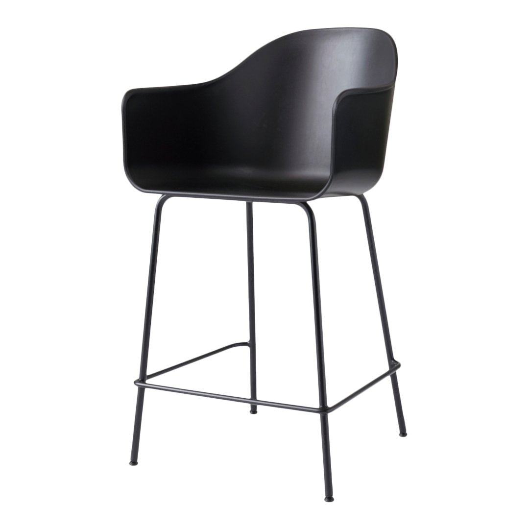 Modern Harbour Counter Stool - Adjustable Height Bar Stool for Kitchen Island, Breakfast Nook & Home Decor - Comfortable Seating with Back Support