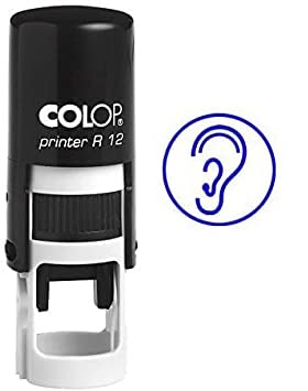 12mm Colop Round Self-Inking Stamp for Teachers & DIY Crafts