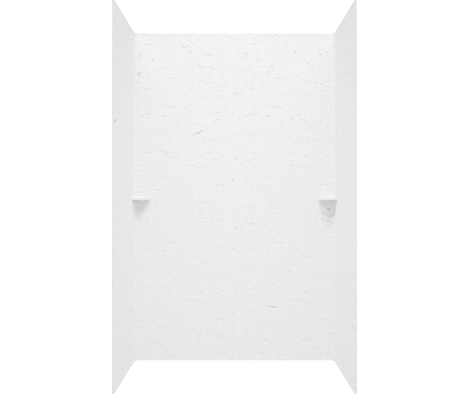 36x48x96 Swanstone Solid Surface Shower Wall Kit - Waterproof & Mold-Resistant Bathroom Remodeling Solution for Modern Homes & Commercial Spaces