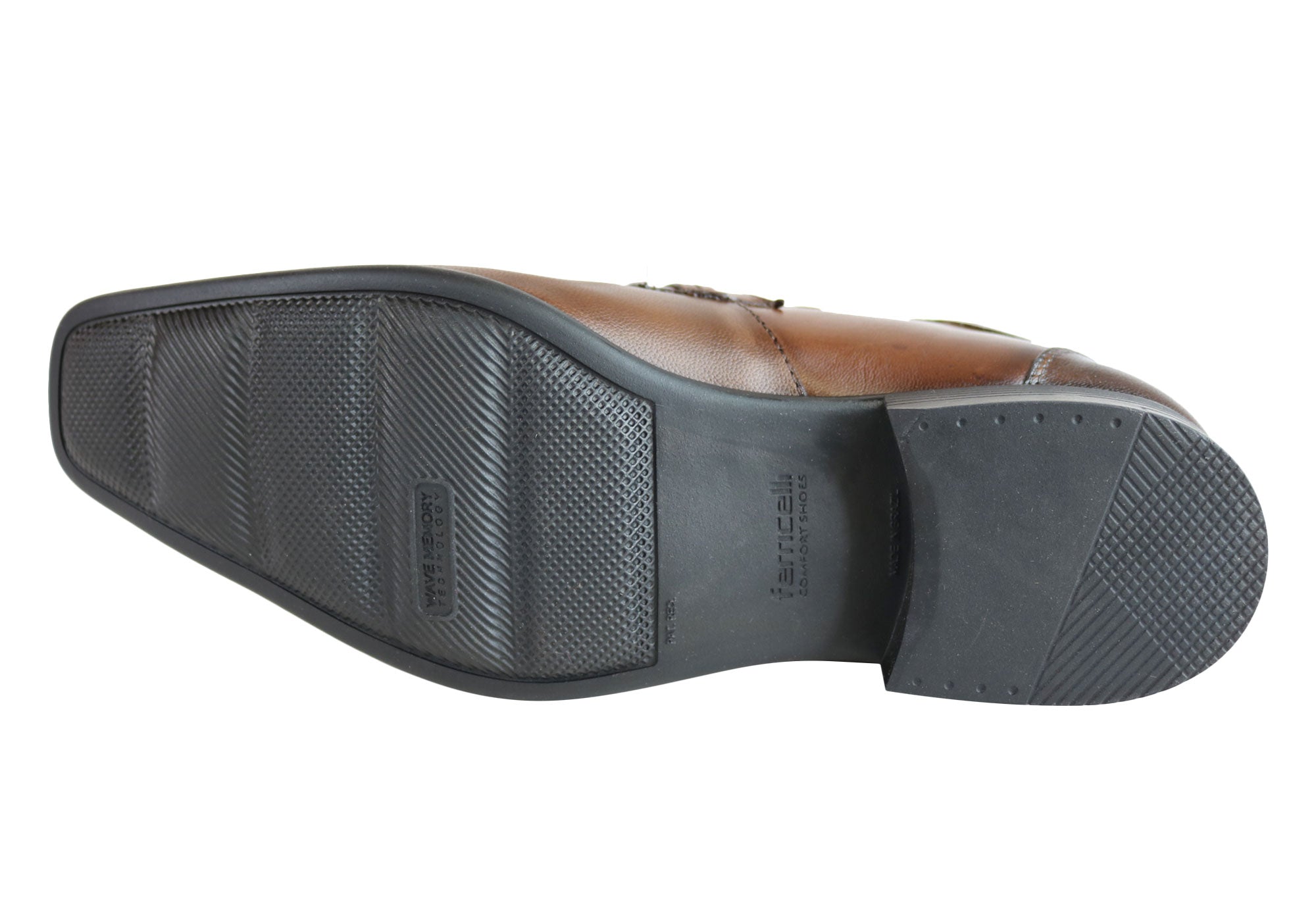 Ferricelli Sampson Men's Wave Memory Comfort Technology Leather Dress Shoes - Stylish & Comfortable for Business, Weddings & Formal Events