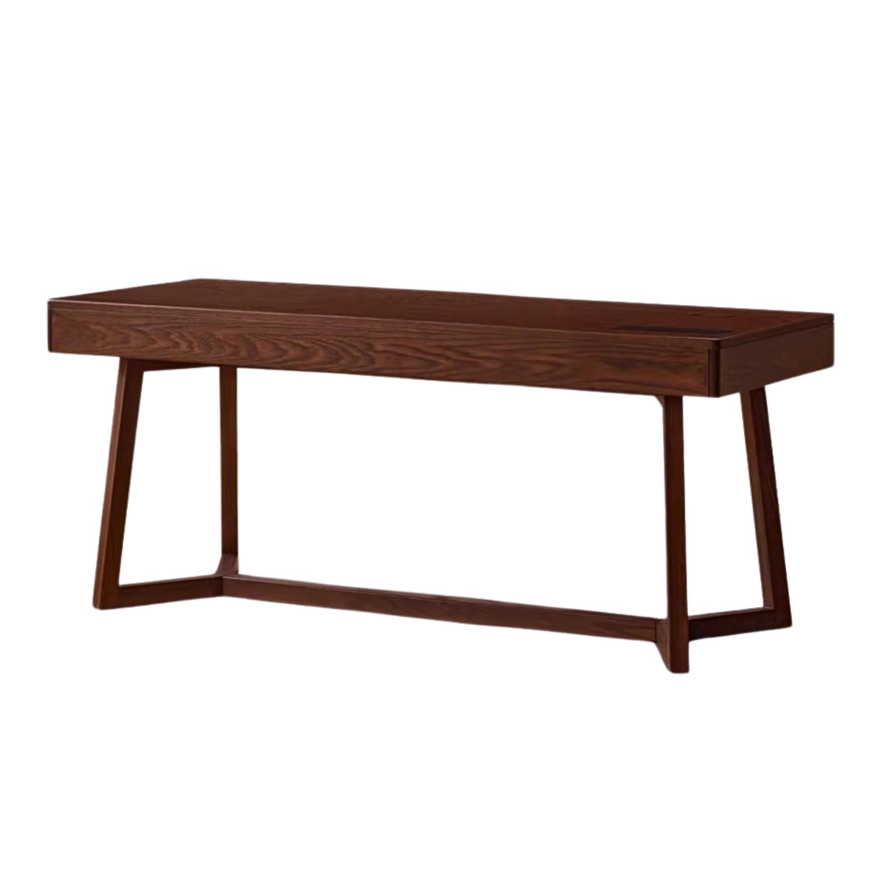 Premium Black Walnut & Oak Solid Wood Italian Modern Office Desk - Executive Home Office Furniture for Professionals & Remote Work
