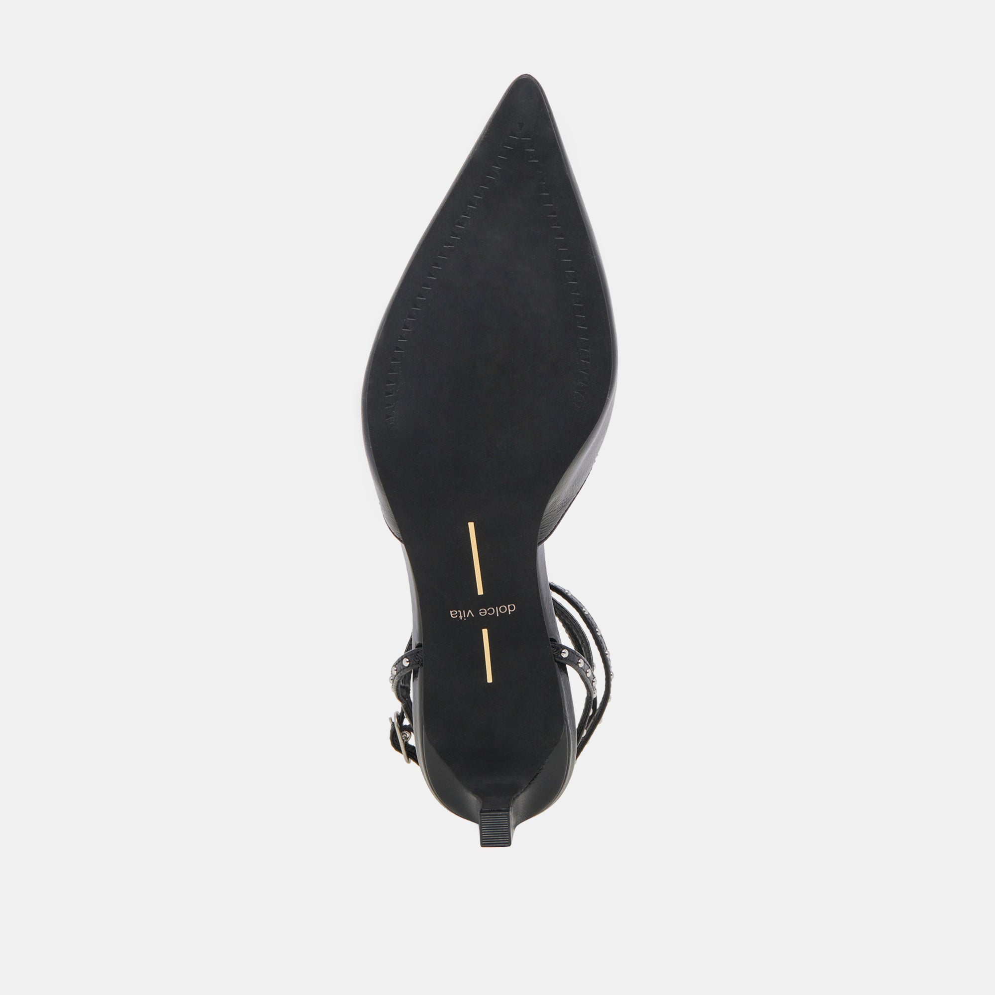 LOKLYN Studded Heels for Women - Midnight Crinkle Patent Leather High Heels for Party, Night Out & Special Occasions