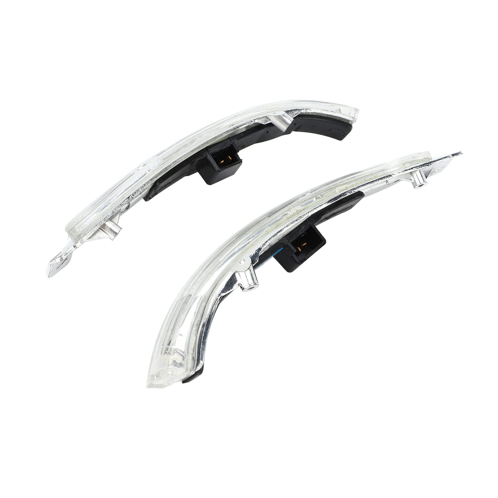 2PCS Durable LED Side Mirror Turn Signal Lights - Impact Resistant, Colorfast & Dustproof - Left/Right Car Exterior Indicator Lamps (Compatible with VW 3T0 949 101) - Perfect for Night Driving & Enhanced Vehicle Safety