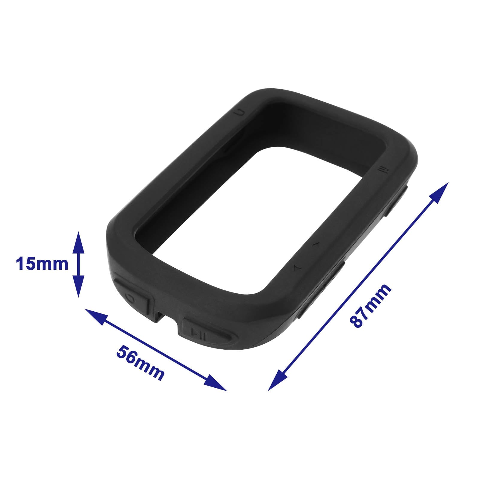 LT Easiyl Silicone Protective Cover for IGPSPORT BSC200/300 Bike Computer - Shockproof GPS Case with Lanyard (Black) - Perfect for Cycling, Mountain Biking & Outdoor Adventures