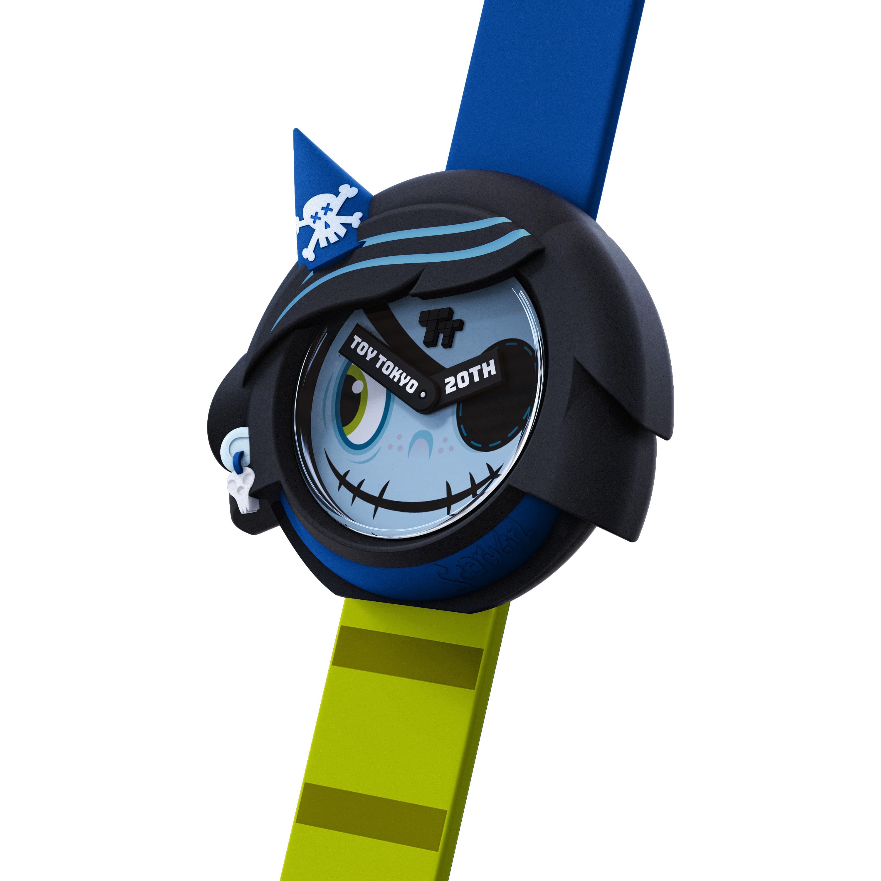 Scary Girl Nathan Jurevicius Watch by Toy Tokyo x Misfit - Limited Edition Collectible Art Watch for Horror Fans - Perfect for Cosplay, Halloween Costumes, and Pop Culture Collectors