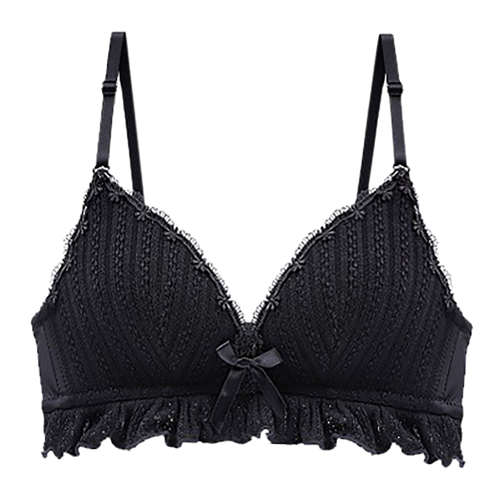 French Lace Underwire Push Up Bra for Women - Sexy Lingerie with No-Slip Design - Perfect for Date Nights, Special Occasions & Everyday Comfort