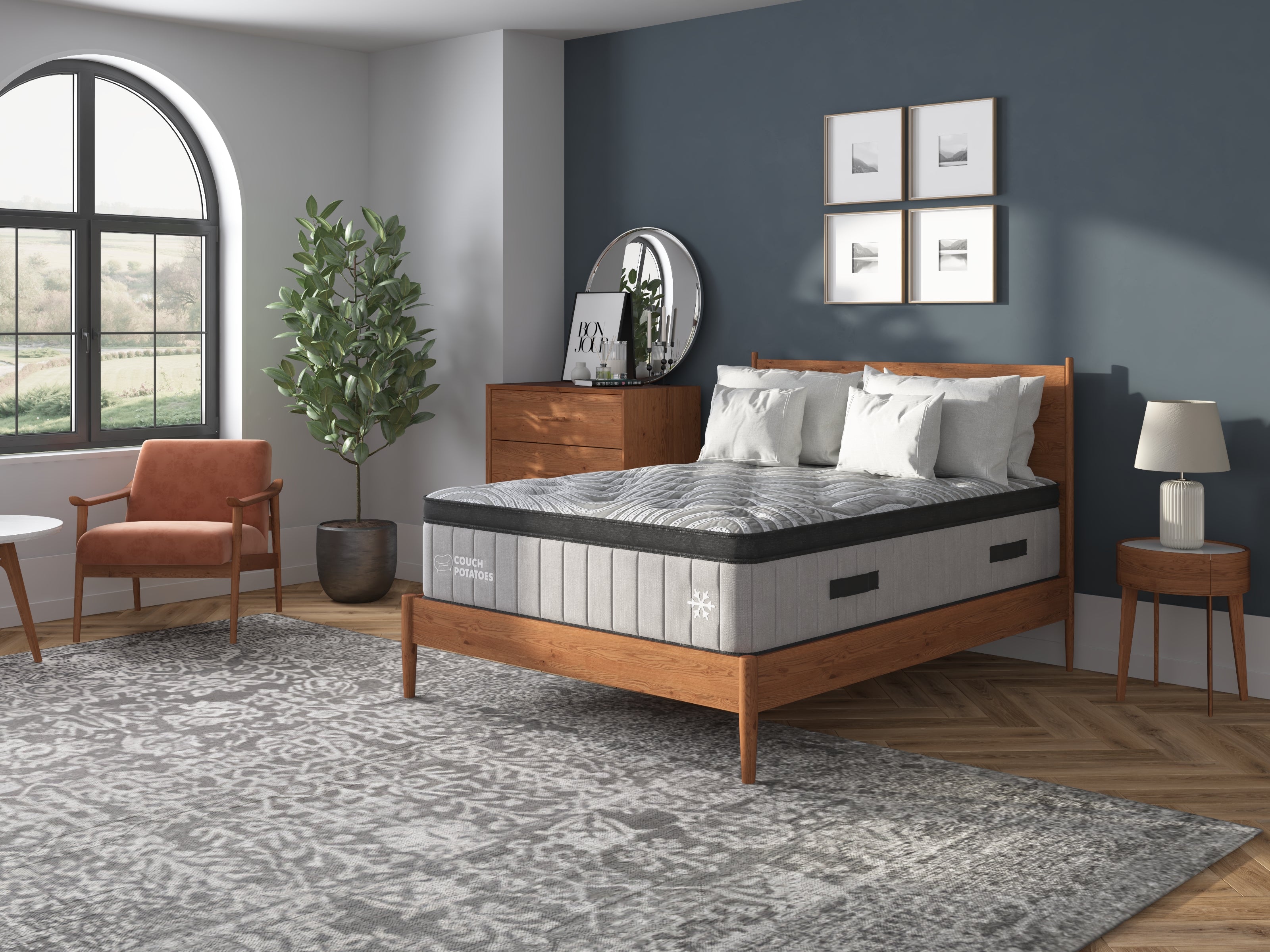 Best Medium Firmness ET Mattress for Back Pain Relief - Queen Size Memory Foam Bed - Perfect for Side Sleepers & Couples - Home, Apartment, Guest Room Use