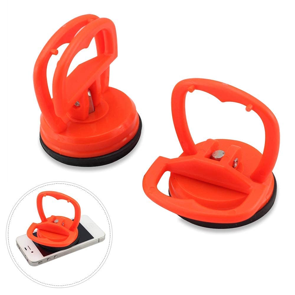 Flymaster India 2-Pack Heavy Duty Suction Cup - Professional LCD Screen Opening Tool for Computers, Smartphones & Tablets (Red) - Perfect for Screen Repair, Device Disassembly & DIY Projects