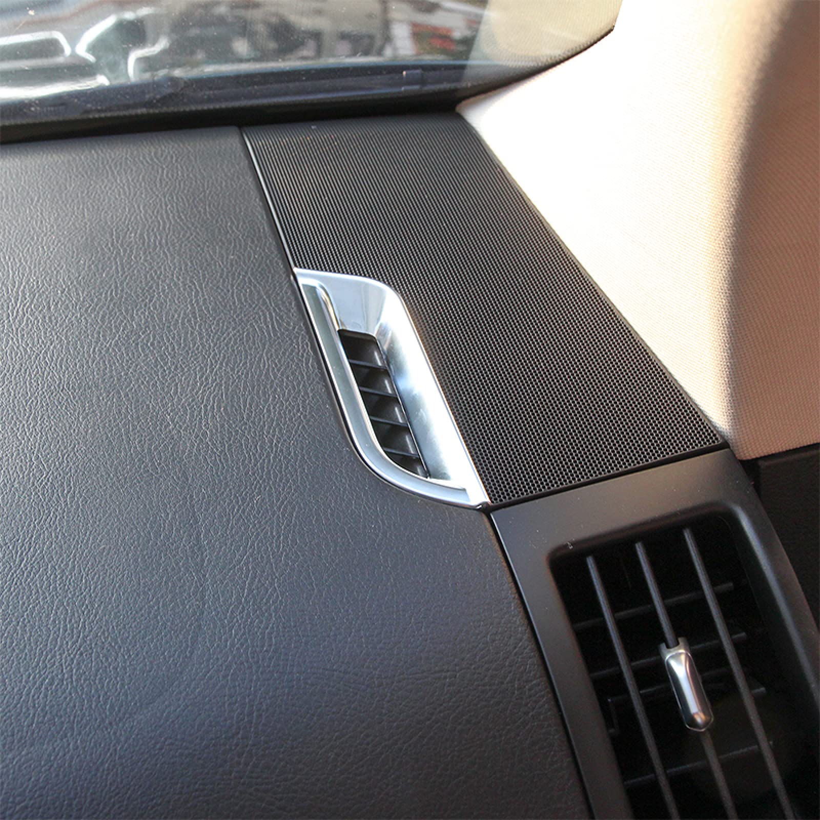 Land Rover Freelander 2 ABS Chrome Dashboard AC Vent Outlet Frame Cover Trim (2008-2015) - Premium Car Styling Accessories for Interior Upgrade & Customization