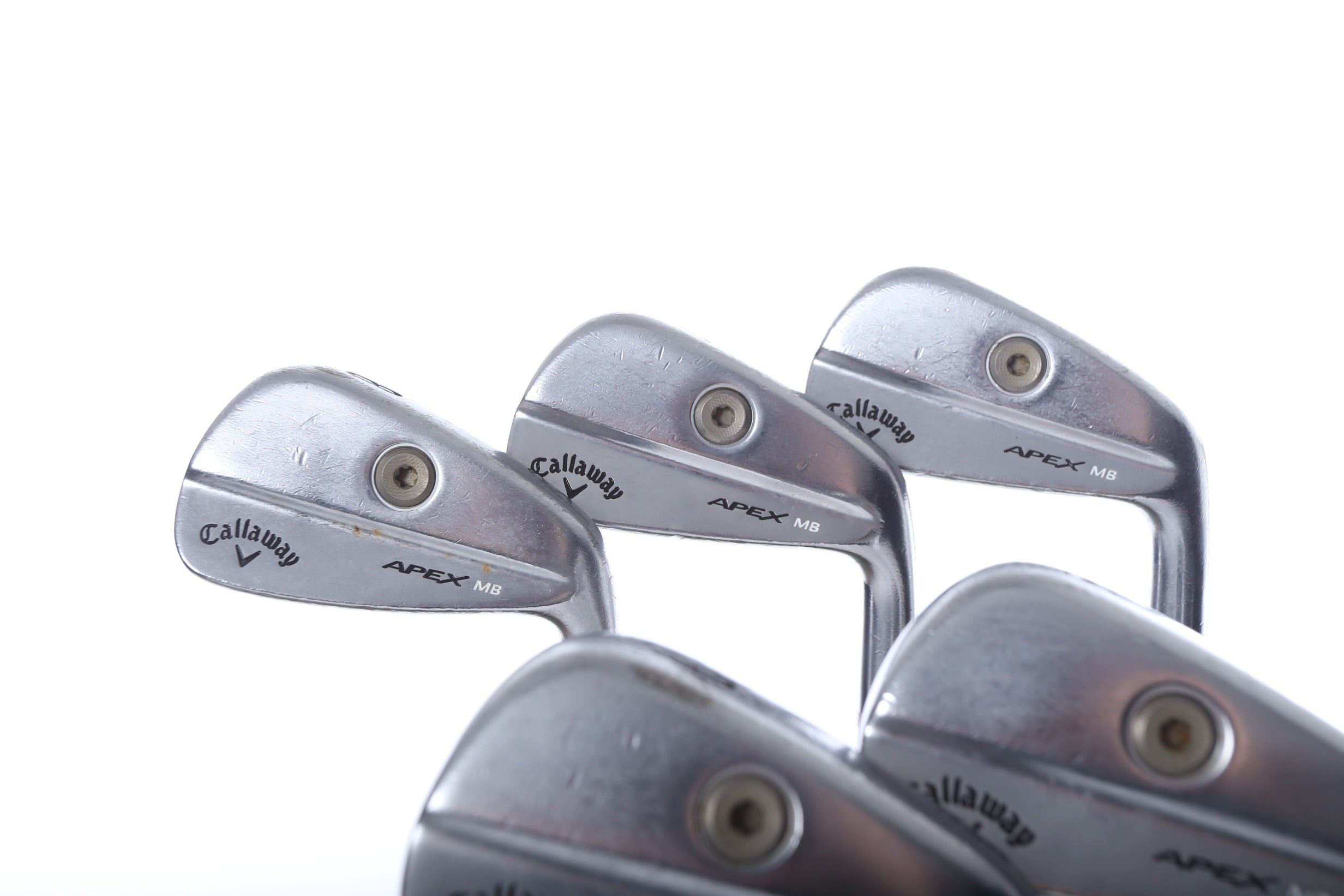 Premium Used Callaway Apex MB Iron Set - Right Handed 6-PW Stiff Flex Golf Clubs for Low Handicap Players | Perfect for Tournament Play & Driving Range Practice