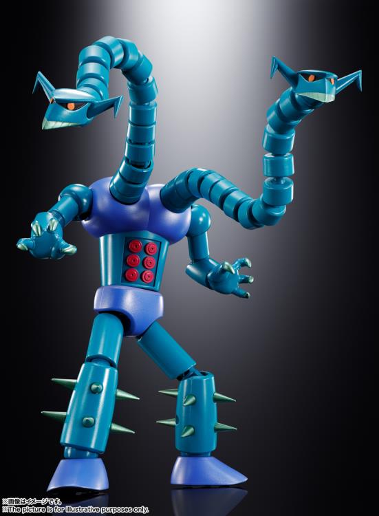 Bandai Soul of Chogokin GX-25R Garada K7 & GX-26R Doublas M2 Mazinger Z Action Figures Set - Collectible Robot Toys for Anime Fans and Display