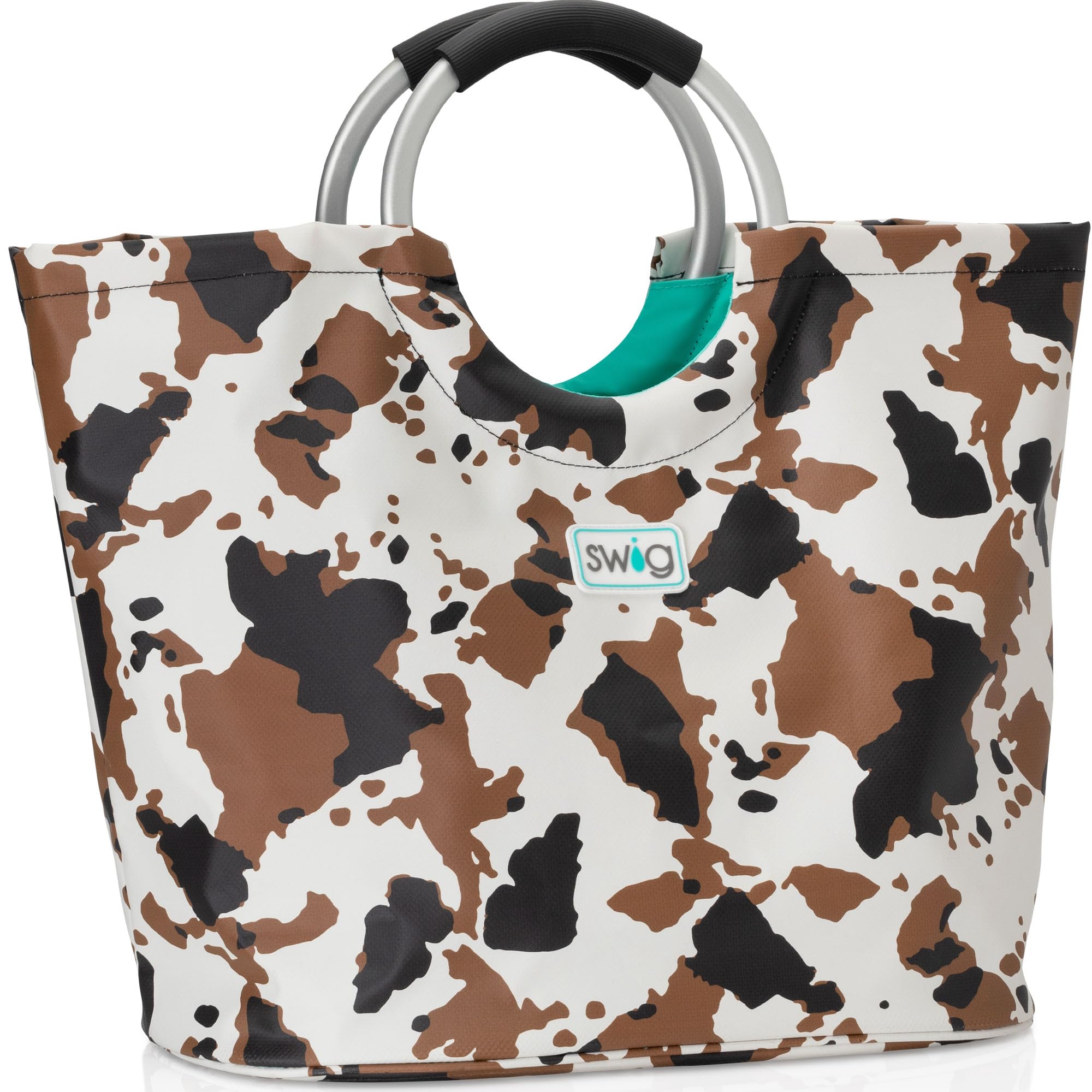 Swig Life Loopi Tote Bag - Large Lightweight Waterproof Beach Bag, Grocery Shopping Tote, Gym & Travel Utility Bag for Women & Men | Perfect for Beach Day, Poolside, Errands & Work Commute