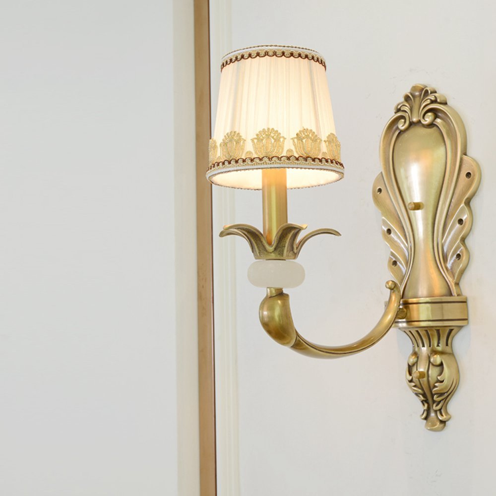 Modern Copper Wall Sconces - H65 Luxury Bedroom & Hallway Lighting Fixture for Villa, Corridor, Balcony | Elegant Ambient Lighting for Home Decor & Relaxation