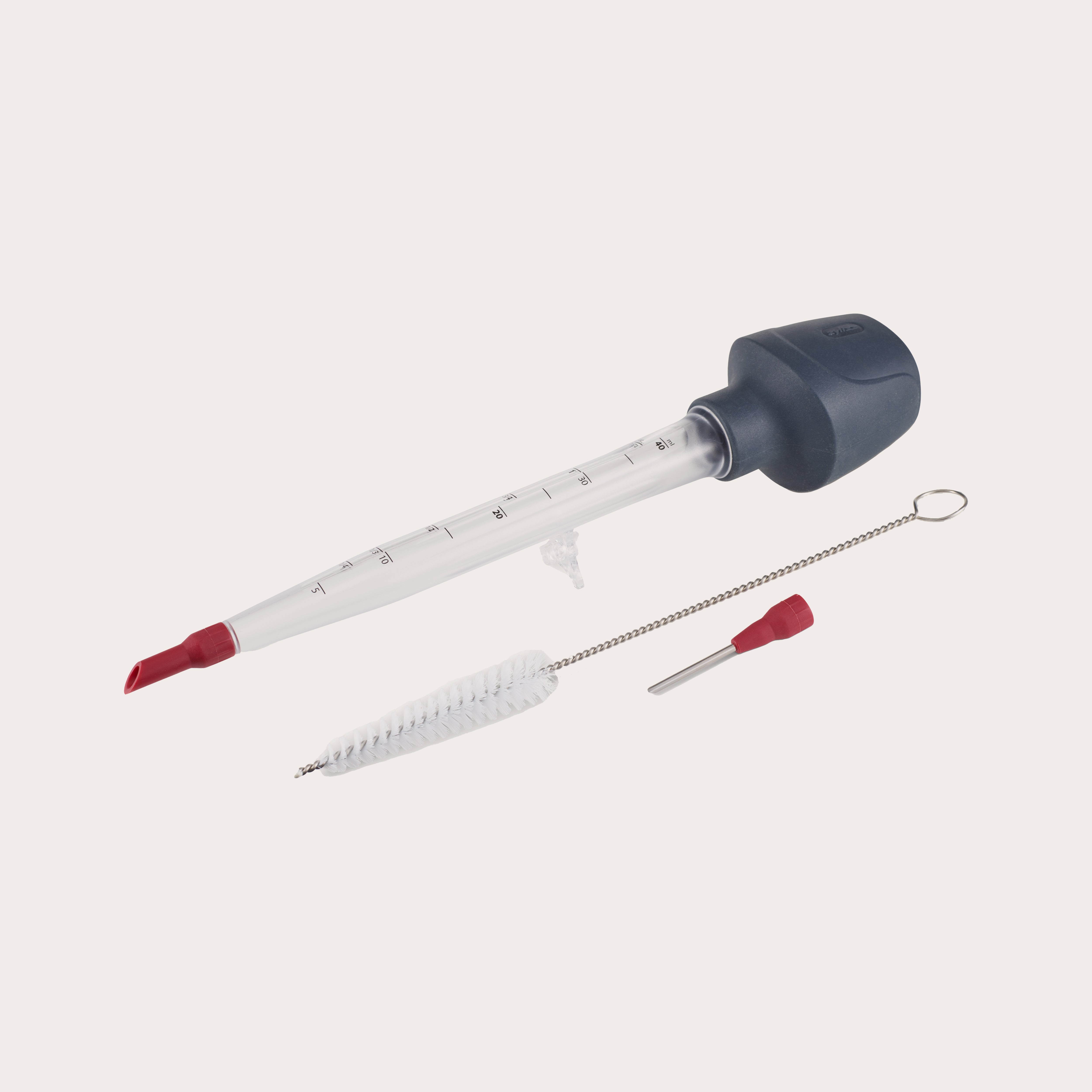 Zyliss 2-in-1 Baster & Infuser Set - Silicone Kitchen Tool for Marinating, Basting & Flavoring Meats - Perfect for Thanksgiving Turkey, Roast Chicken & Holiday Cooking