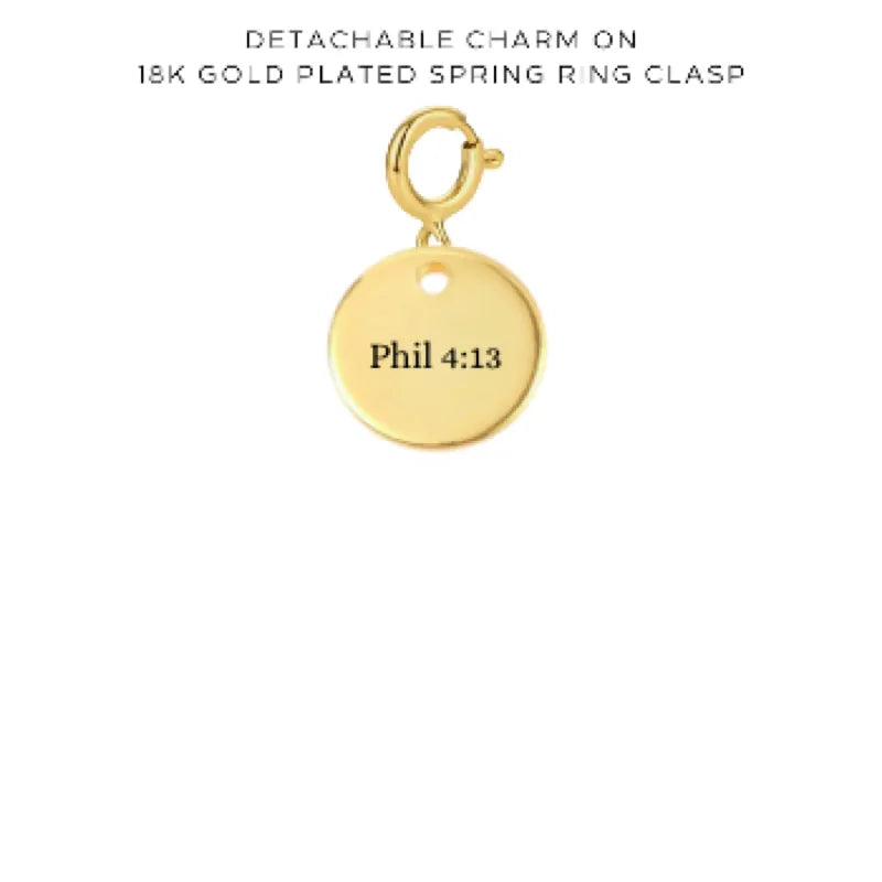 Personalized Engraved Charms with Detachable Clasp - Custom Name Jewelry for Necklaces & Bracelets - Perfect for Gifts, Anniversaries, and Special Occasions - $10.00