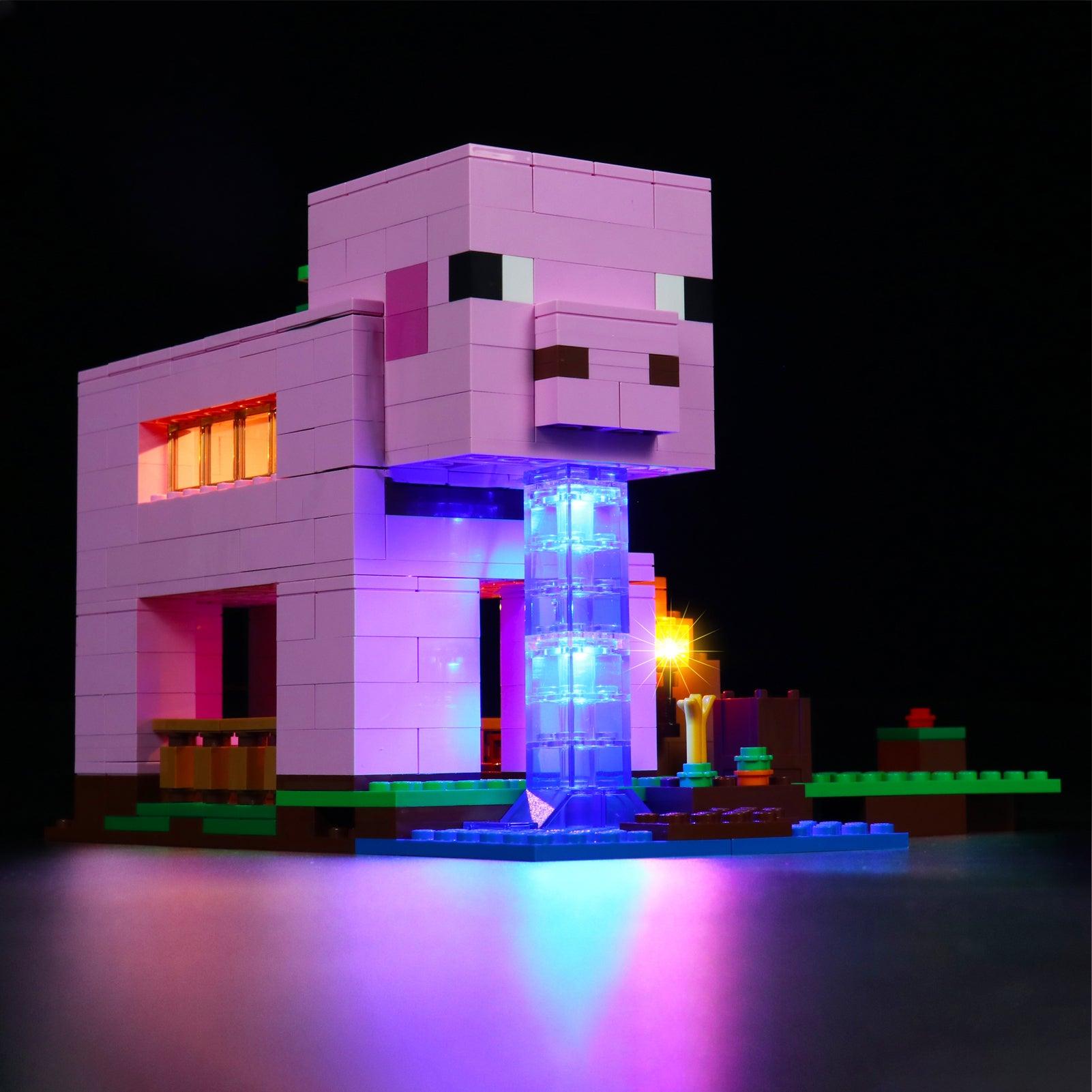 Best Light Kit for Lego Ideas Minecraft The Pig House 21170 - Enhance Your Lego Minecraft Build with LED Lights for Night Display & Gaming Setup
