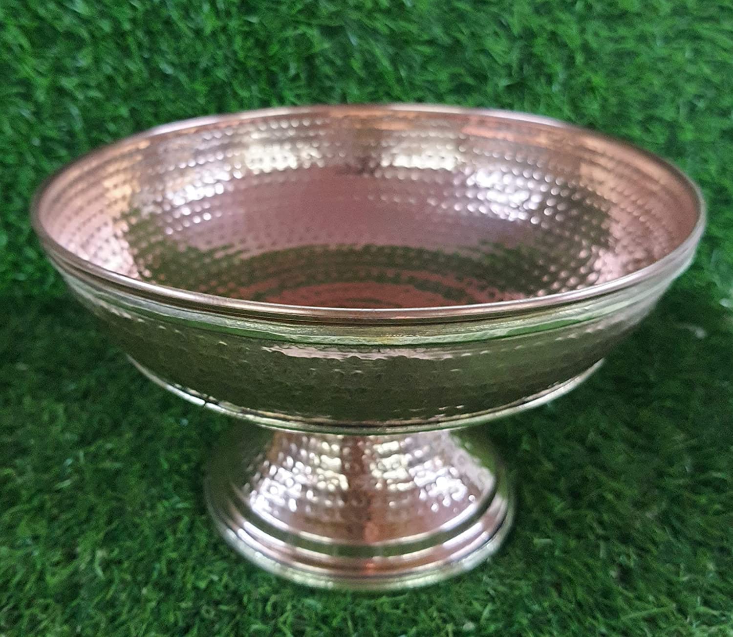 Premium Copper Fruit and Vegetable Bowl - Elegant Handcrafted Design for Fresh Produce Display - Perfect for Kitchen Countertop, Dining Table, and Gift Giving