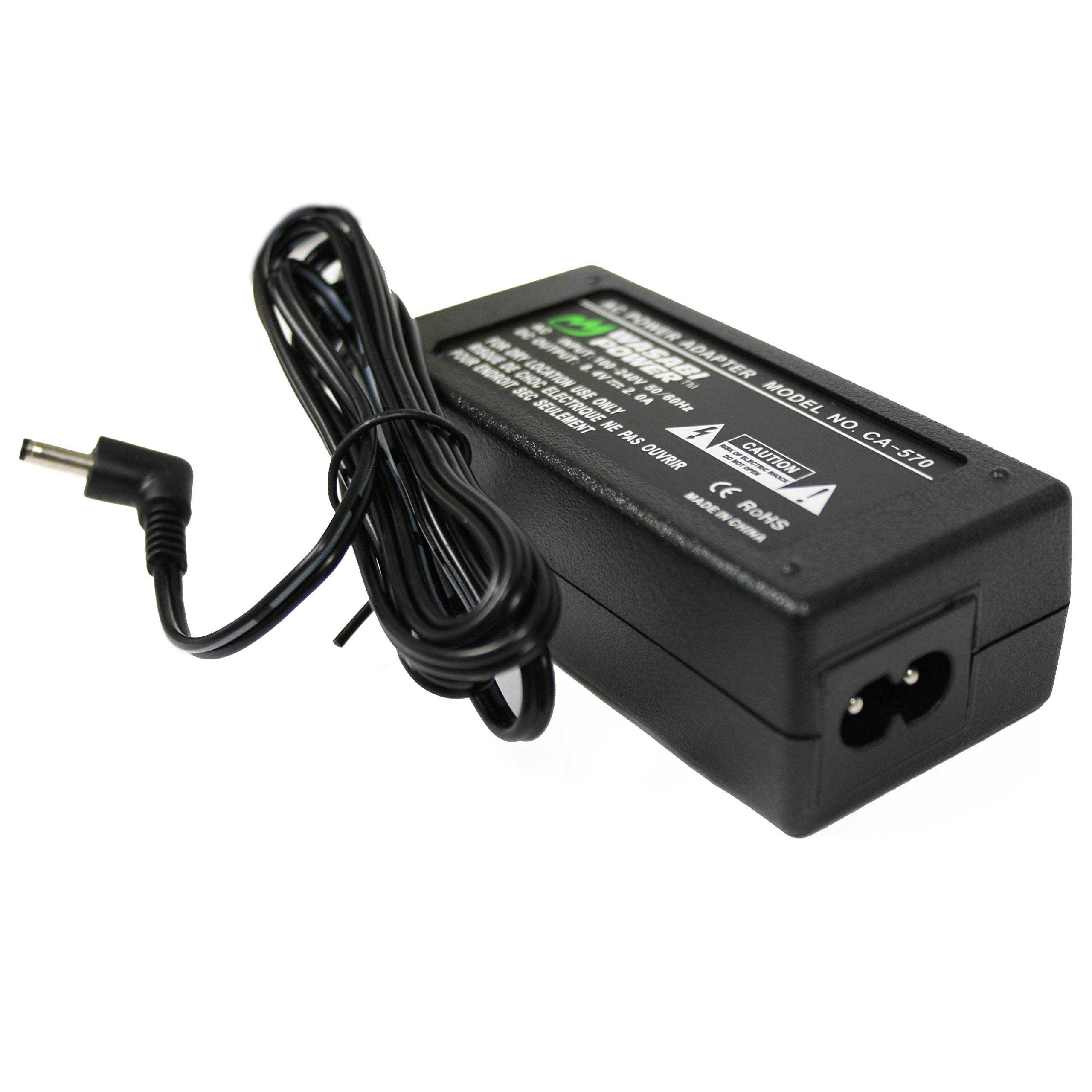 Original AC Power Adapter & Charger for Canon ZR70MC Camcorder - Replacement Power Supply Cord for Home & Travel Use