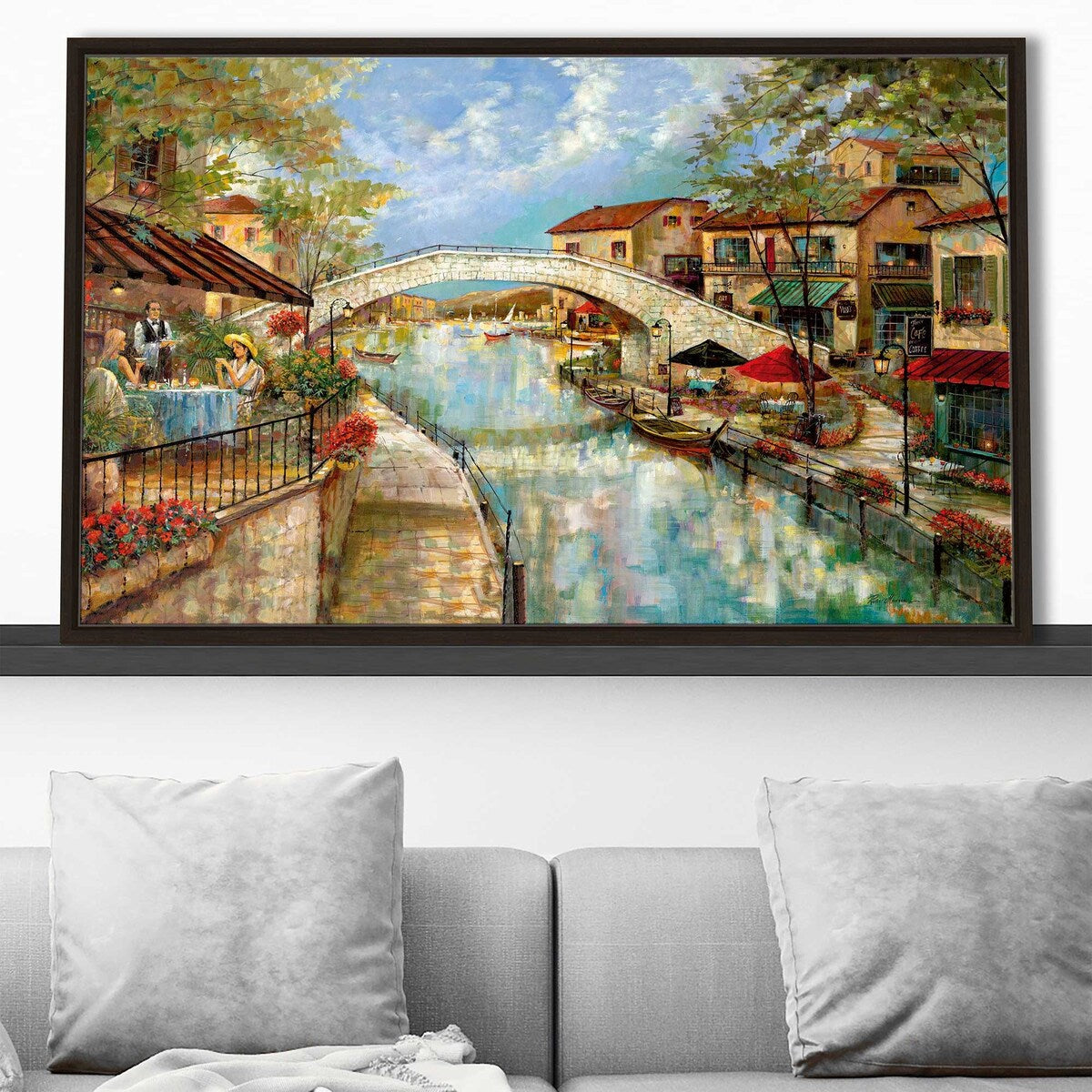 Ruane Manning 'A Day to Reminisce' Floating Canvas Wall Art Print - Perfect for Living Room, Bedroom & Office Decor
