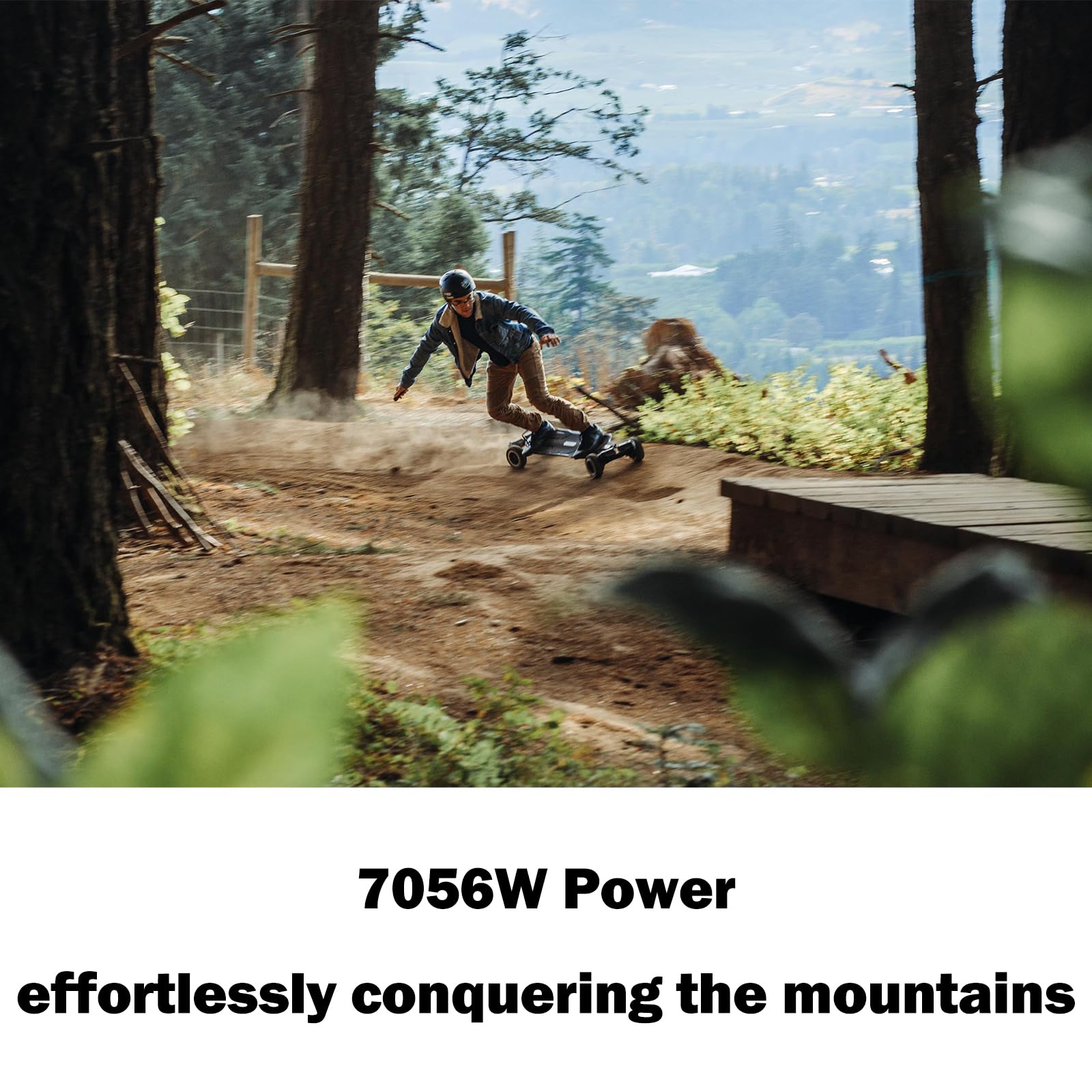 Exway Atlas & Atlas Pro All-Terrain Electric Skateboard - 35MPH Top Speed, 24 Mile Range Off-Road Mountain Board with AUXPack Battery Option | Professional Adult Electric Longboard for Commuting, Trail Riding & Adventure Sports