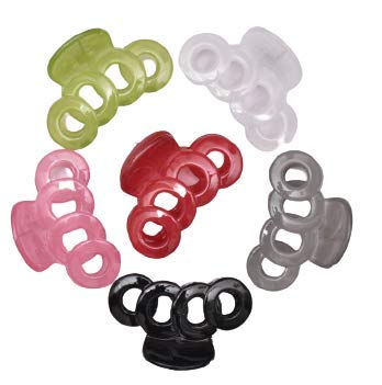 Fashion Hair Clutches for Women - 3-Piece Hair Claw Clip Combo Set for Girls (Daily Use, Ponytail Holders, Updos & Casual Styling)