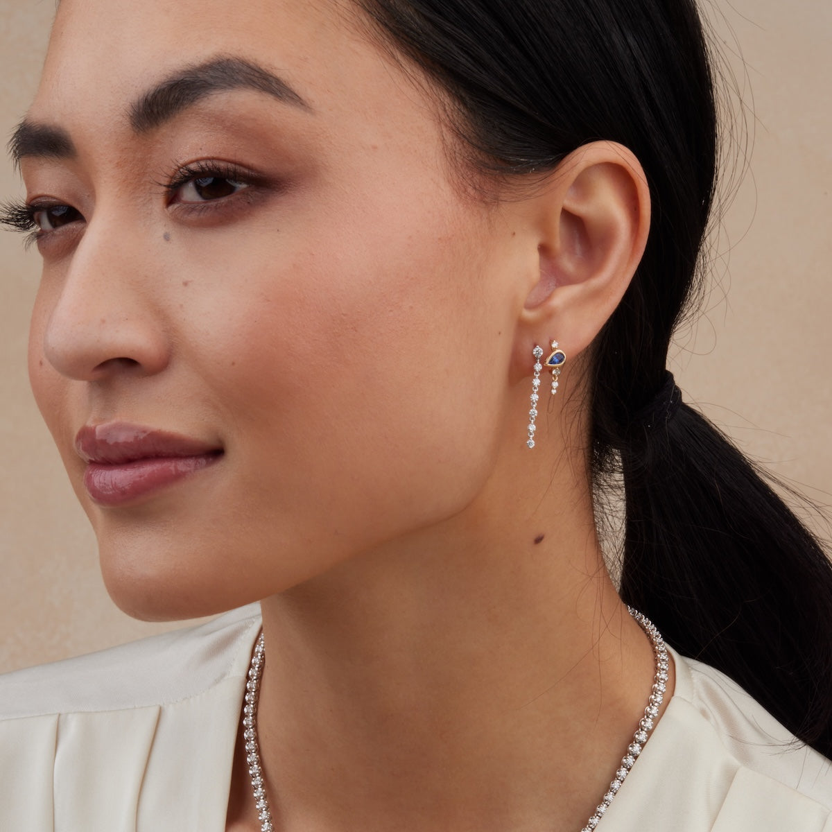 Diamond Stud Earrings for Women - Elegant & Sparkling Jewelry for Parties, Weddings & Everyday Wear