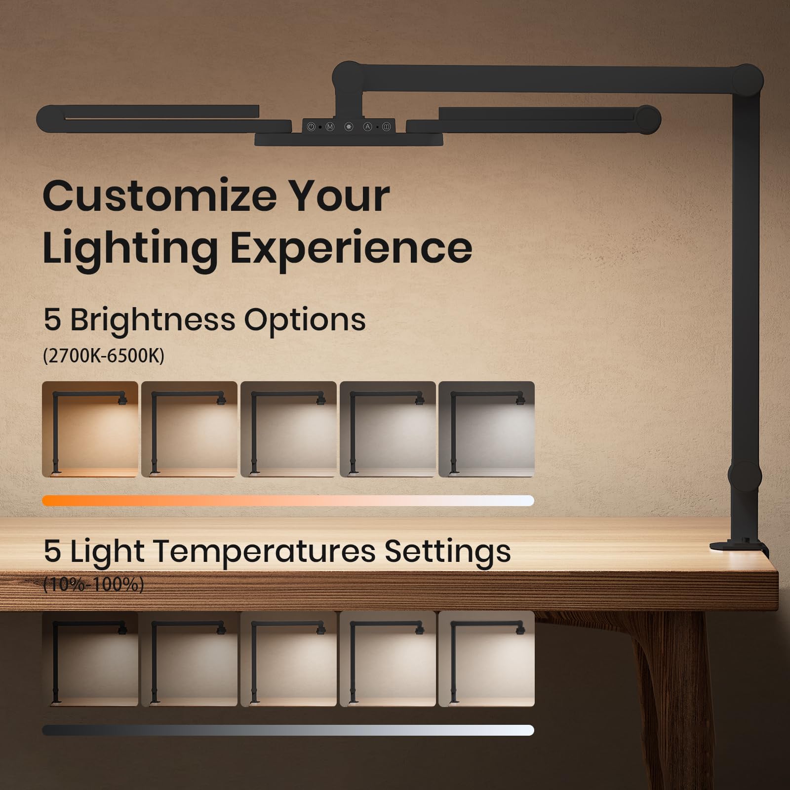 Ultra Bright Architect LED Desk Lamp with Clamp - 41